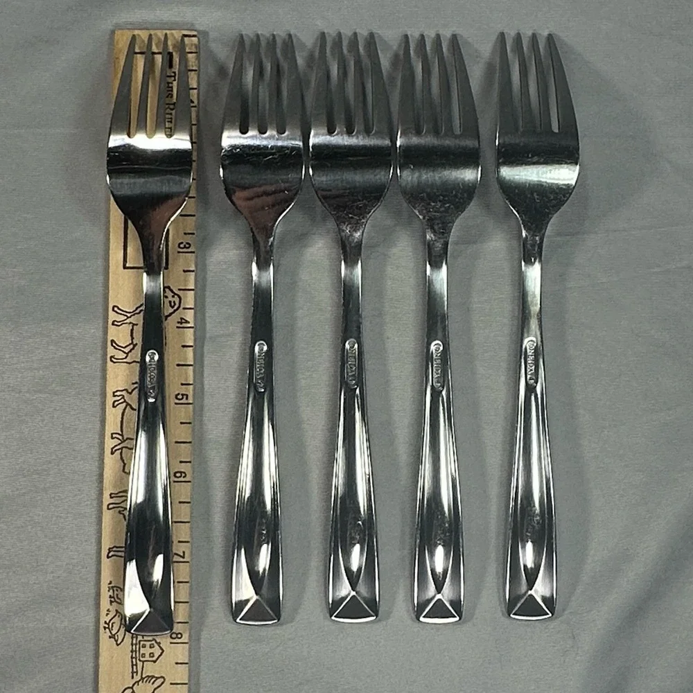 Oneida Satin Lincoln Dinner Forks 7 7/8